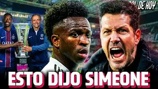Así fue la PELEA de VINlCIUS y SlMEONE | PARlS SUPERCAMPEÓN | #goldehoy