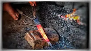 How to make a billhook knife making #blacksmith