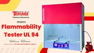 How to use Flammability Tester UL94, How to perform a UL-94 flammability test, Flammability testing