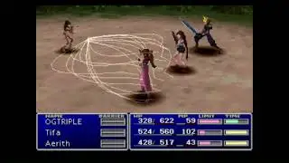 Final Fantasy 7 (Original) - Finding Yuffie - Battle and Correct Dialogue Choices