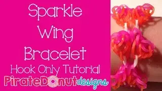 Sparkle Wing Bracelet No Loom Hook Only Tutorial