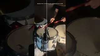 Pearl Midtown Drum Kit Raw vs. Mixed Recording Test