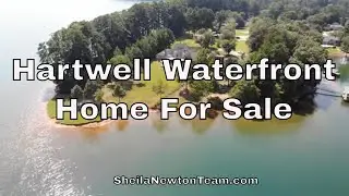 Lake Hartwell Waterfront Home For Sale - Point Lot - Deep Water