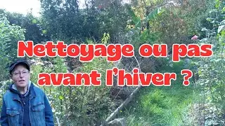 Nettoyage ou pas du Jardin avant l'Hiver ?
