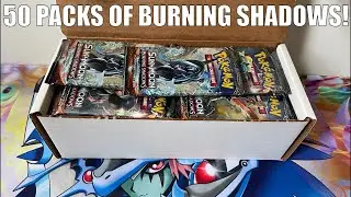 Opening 50 Packs of Pok&eacute;mon Burning Shadows!!