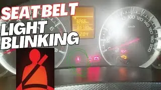 Seat belt light blinking||  maruti swift seat belt light blinking|| @RKAB96||