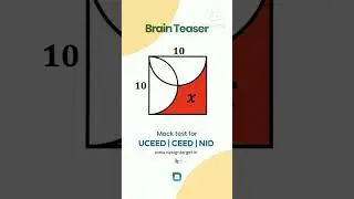 Brain teaser Aptitude Reasoning questions for Uceed Ceed Nid Nift exam #puzzle #mathstricks #uceed