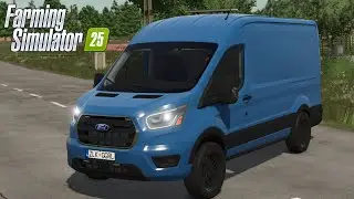 FS25 - Ford Transit MK8 wth SimpleIC - NEW CAR MOD for Farming Simulator 2025 ROLEPLAY FS25 GAMEPLAY