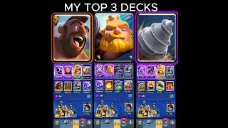 My TOP 3 Decks!!!