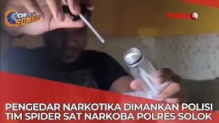 Pengedar Narkotika Dimankan Tim Spider Sat Narkoba Polres Solok