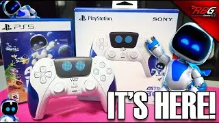 Обзор и распаковка контроллера Astro Bot PS5 DualSense!