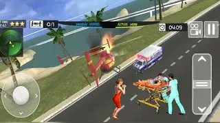 Summer Coast Guard Beach Bay Gameplay #10 - Emergency Ambulance Rescue - Android Gameplay