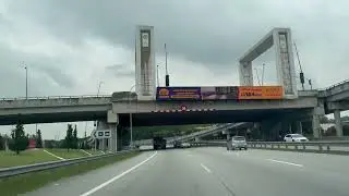 Mantap Banget Jalan Highway Jalan Toll di Malaysia 🇲🇾 #exploremalaysia