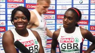 Womens 4 x 100m Relay - European Championships 2016