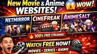 Websites To Watch Movies Fully Free 2026 🚀 #movie #website #anime #animesalt #cinefreak #netmirror