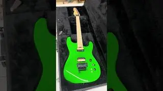 Neon Green FU Tone Reverse Headstock Solid Body Electric Guitar