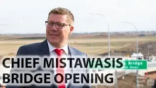 Saskatoon Chief Mistawasis Bridge Opening