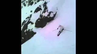 How to slip in a steep chute