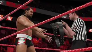 WWE 2K17. Mark Henry VS Rusev. Raw. WWE United States Championship