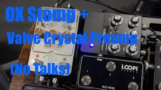 (No Talking)Ox Stomp + Htj Works Valve Crystal(dumble pre) Strat guitar