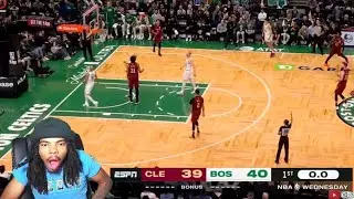 THEY WERE MAKING ANYTHING!! Celtics vs CAVS NBA Highlights (reaction)