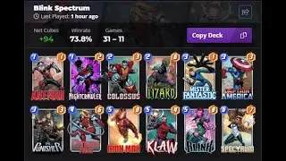 Blink Spectrum - Ranked Marvel Snap (Beginner Deck)