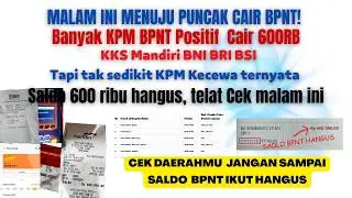 KABAR BAHAGIA & DUKA PENCAIRAN BPNT MALAM INI MENUJU PUNCAK PENCAIRAN BANYAK YANG  CAIR LAGI