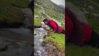 Younger Brother hiking in the Northern Mountain of Pakistan.