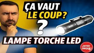 Lampe WUBEN L50 🔦 Puissante, Compacte et Rechargeable | Parfaite pour le Camping et les Urgences