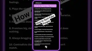 How to Spot Fake People:#spot #fake #peaple #psychology #quotes#motivationalquotes