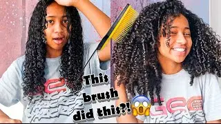HOW I GET SUPER CURLY CURLS WITH THE CURLDAZE CURL CREATOR BRUSH!