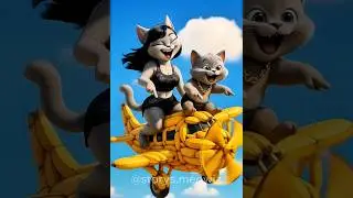 😱😱 They destroyed the poor kitten's apple tank 🤯😭 #cats #shorts #short #ai #kitten #kitty #story