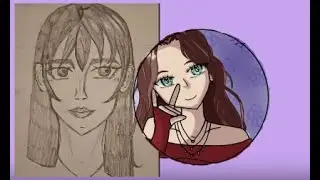DRAWING A BADDIE ANIME GIRL (first ever long post you're welcome) #anime #animegirl #animeart