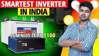 Best Inverter Battery For Home in India 2025 ? Luminous Zelio 1100 Smart Home Inverter Review🔥