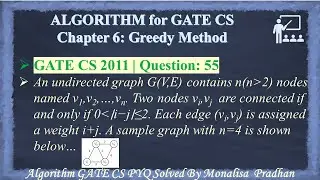 GATE CS 2011 | Q 55: An undirected graph&nbsp;G(V,E)&nbsp;contains&nbsp;n(n 2)&nbsp;nodes named&nbsp;v1,v2,&hellip;,vn.Two nodes&nbsp;vi,