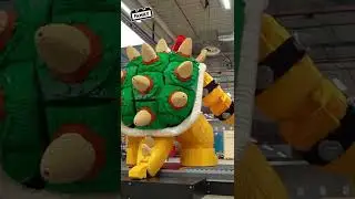 Watch as we build the biggest LEGO Super Mario Bowser ever