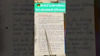 🇩🇪Letter writing B1 #german #funny #foryou #education #germany #funnyvideo #funnyshorts #fyp