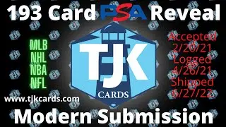 193 Card PSA Reveal - Modern Submission #8159