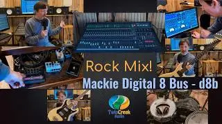 Масштабный цифровой рок-микс с участием Mackie d8b
