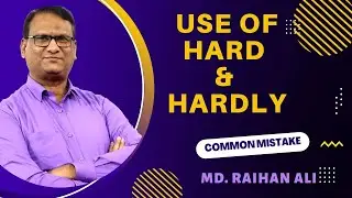 Use of hard and hardly ll Common mistake ll Basic English Grammar II Raihan Sir DU