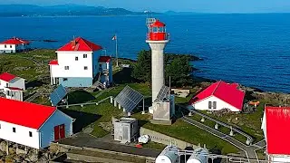 Entrance Island Lighthouse - Drone Footage