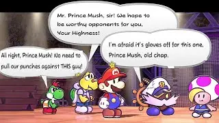 Paper Mario The Thousand-Year Door Remake - All Partners Quotes against Prince Mush