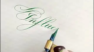 Calligraphy | Writing Influence with Gillott 404