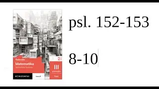 11 klasė.  Logaritminės lygtys.  Horizontai psl.  152 - 153 8 -10