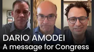Dario Amodei’s message to Congress on AI
