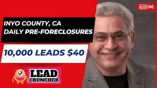 Inyo County Daily Pre-Foreclosure Leads | LeadCruncher.com