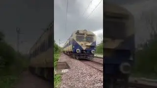 EMU Negotiating a sharp curve