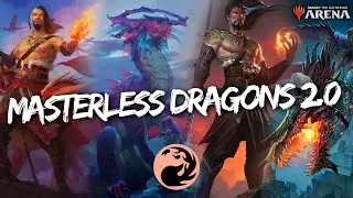 Masterless DRAGONS 2.0 (HISTORIC) [MTG Arena] | Mono-Red Dragons Deck in THB Historic