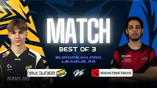 NAVI Junior vs Backstretboys BO3 | European Pro League Season 33