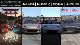 A-Class Fairlady-Z, NSX-R & R8 Setup | Forza Motorsport